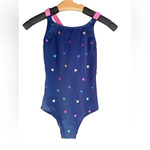 MINI Boden  Navy Rainbow Foil Confetti